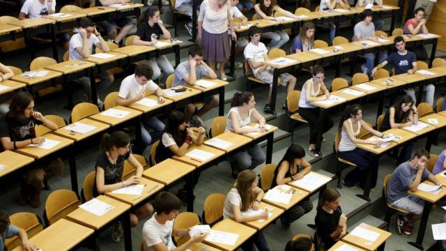 Imagen de archivo de una clase en la universidad.