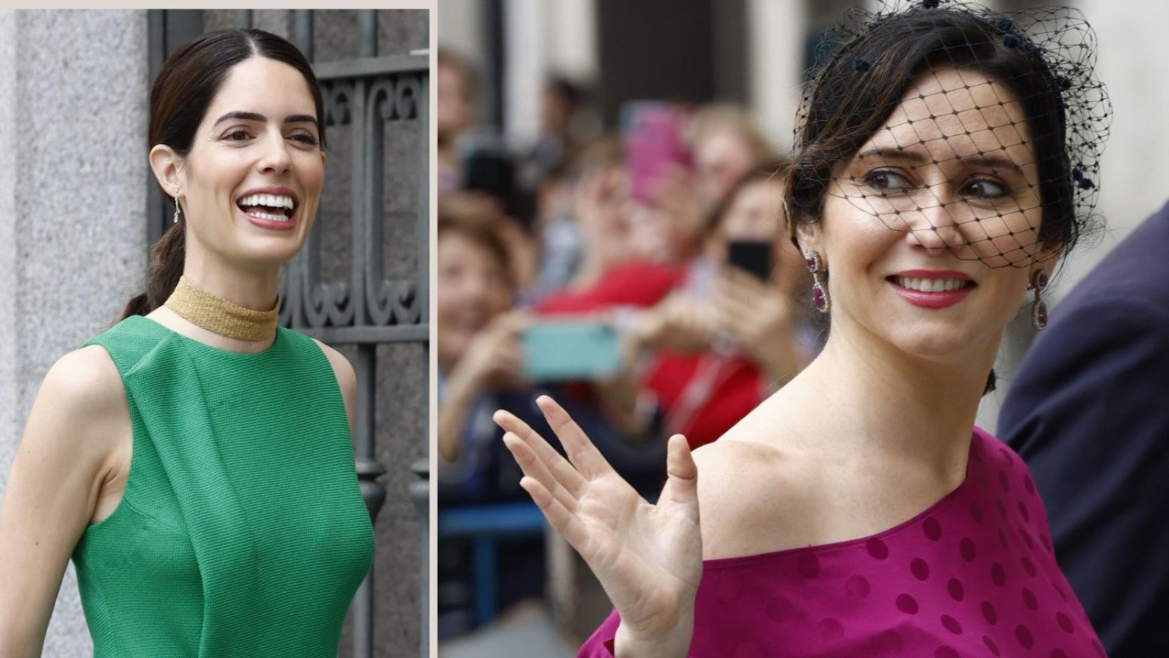 Sofía Palazuelos e Isabel Díaz Ayuso.