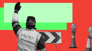 La Guardia Civil advierte del peligro del móvil al volante.