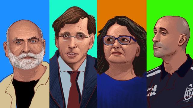 José Andrés, José Luis Martínez-Almeida, Mónica Oltra y Luis Rubiales.