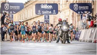 Imagen de la salida de la carrera este sábado