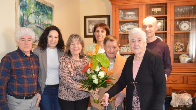 El vecino de Dorrón, Anselmo Vázquez Outón, cumple 100 años.