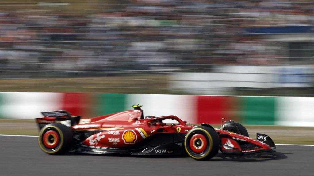 Carlos Sainz, en Suzuka.