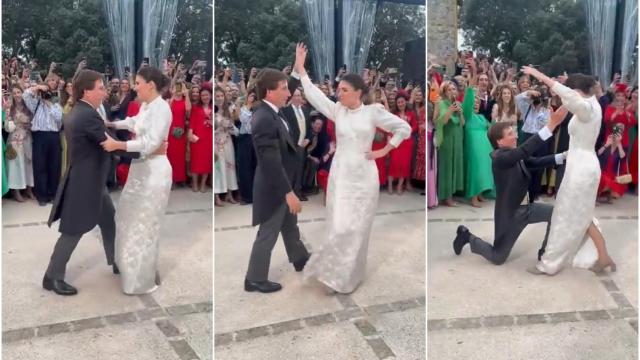 El baile de Almeida y Teresa Urquijo.