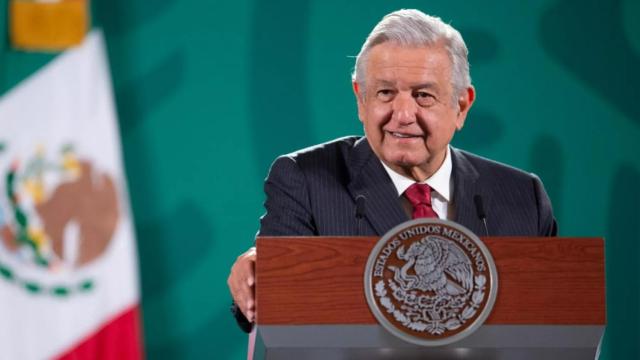 El presidente de México, Andrés Manuel López Obrador, en una de sus conferencias de prensa matutinas.