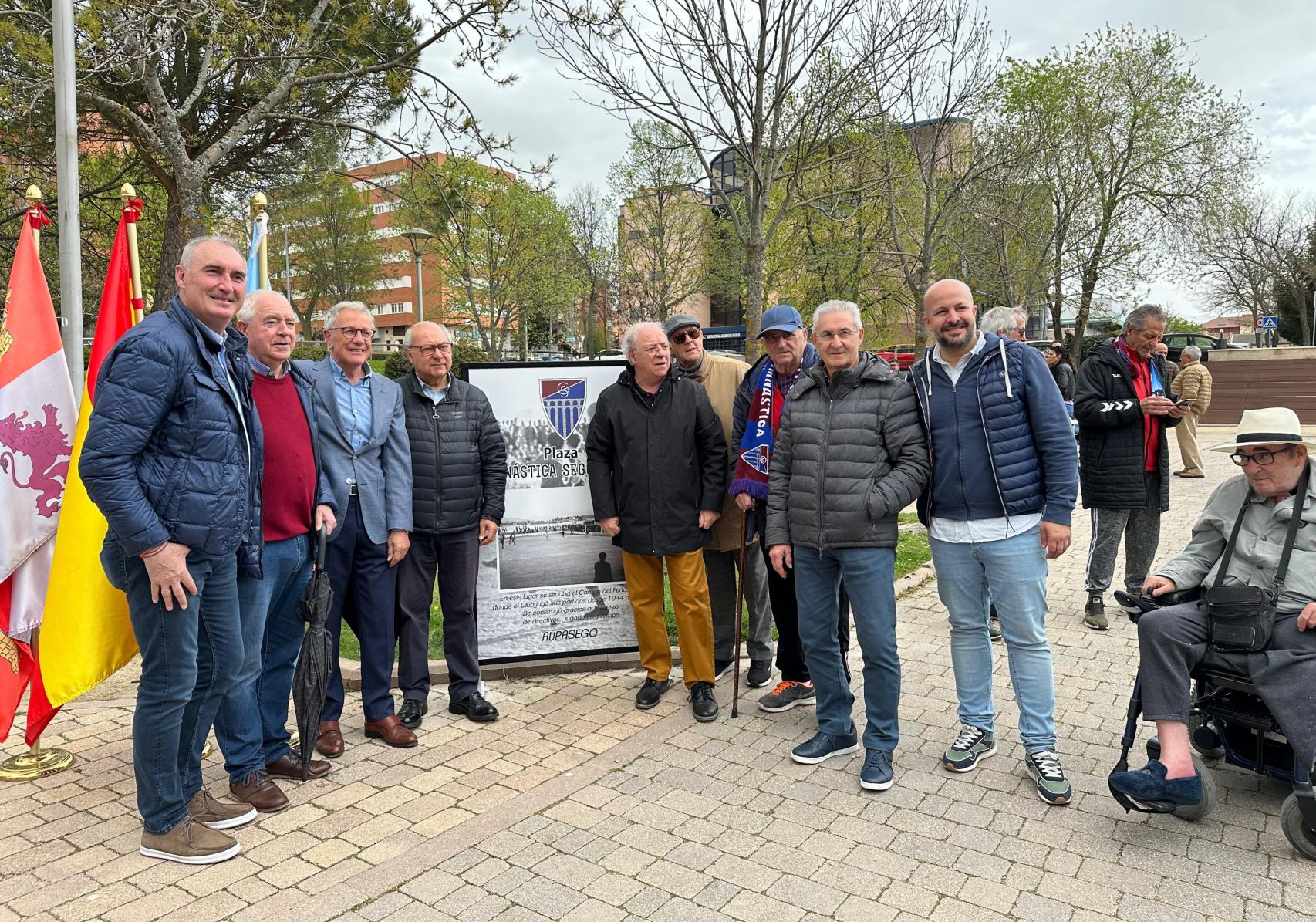 Inauguración de la nueva plaza de la Gimnástica Segoviana