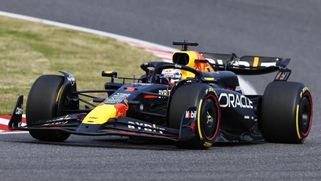 Verstappen, en el GP de Suzuka.