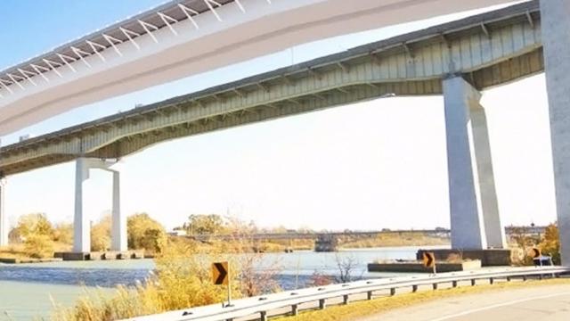 Simulación del puente por el que pujan ACS, Acciona y Sacyr