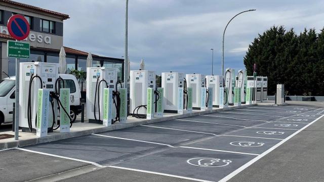 Estación de Iberdrola y BP Pulse en la provincia de Burgos.
