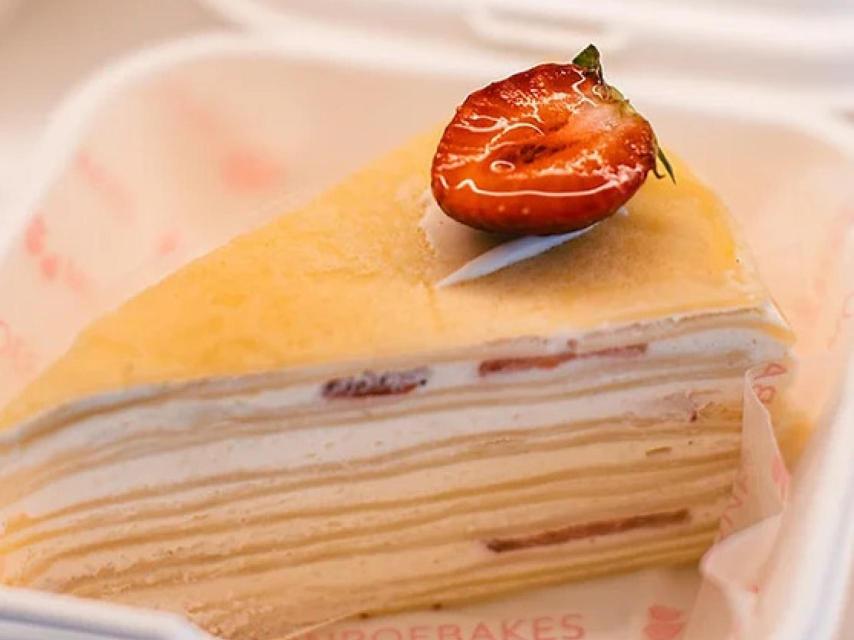 La tarta mille crêpe de Monroebakes.