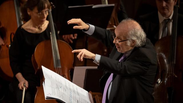 José Luis Temes dirigiendo a la Orquesta RTVE. Foto: David Gómez