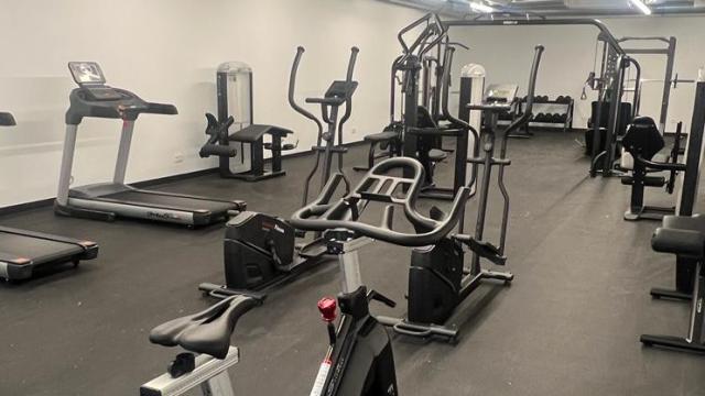 Las sala de máquinas del gimnasio