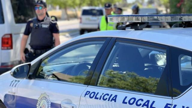 La policia de Elche, en una imagen de archivo.