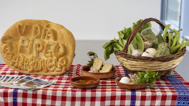 Ingredientes del plato más famoso de Casarabonela, el pipeo.