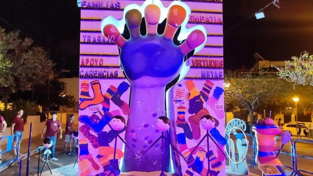 La hoguera Serendipia, del año 2023.