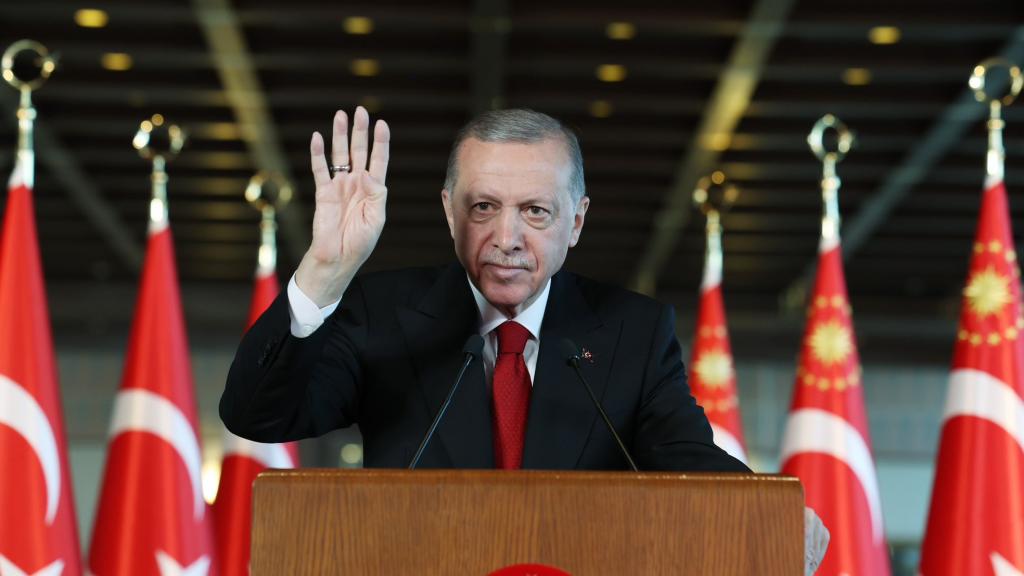 Erdogan inaugura la línea de metro Arnavutköy-Aeropuerto de Estambul, el pasado 19 de marzo.