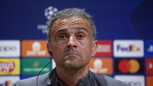 Luis Enrique, en rueda de prensa