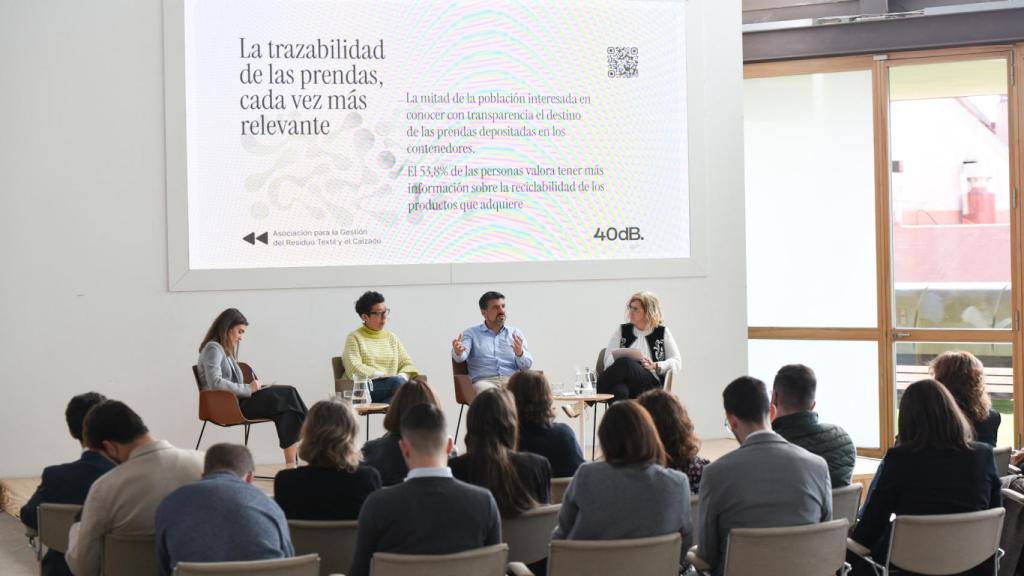 Evento de presentación del estudio 'Usos costumbres y nuevos desafíos en la industria textil'.