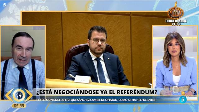 El presidente y director de EL ESPAÑOL, Pedro J. Ramírez, en 'La Mirada Crítica' este martes.