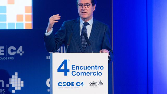 El presidente de la CEOE, Antonio Garamendi.