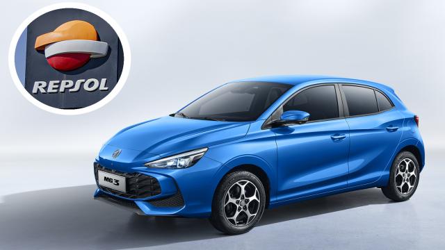 El MG3 híbrido viene con un año de gasolina incluido.