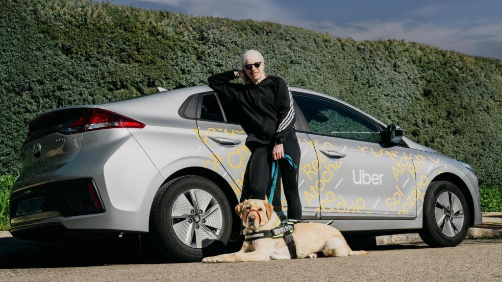 Uber, uno de los patrocinadores de la deportista.