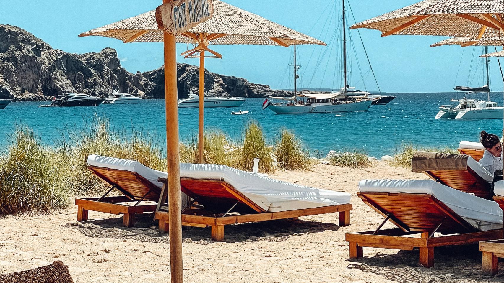Una playa.