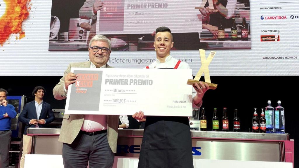 El ganador del año pasado, Adrián Espiño de Bido