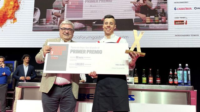 El ganador del año pasado, Adrián Espiño de Bido