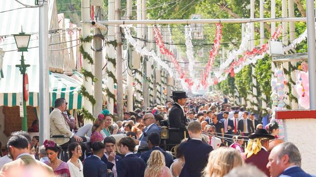 Ambiente en el Real de la Feria de Abril en una imagen de archivo.