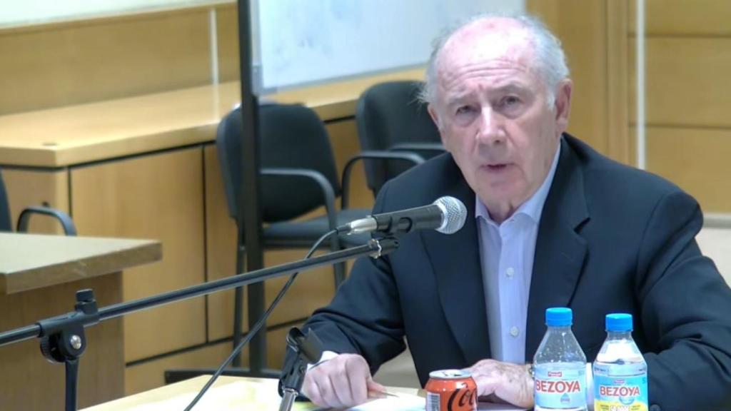 Rodrigo Rato, durante la sesión del juicio de este miércoles.