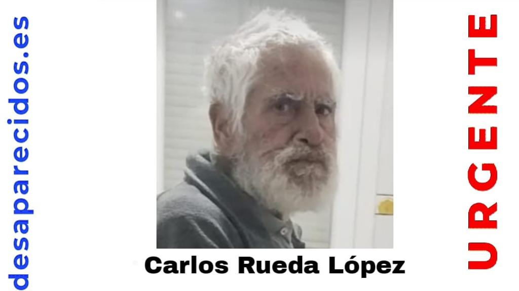 Imagen de Carlos Rueda López, desaparecido en Málaga.