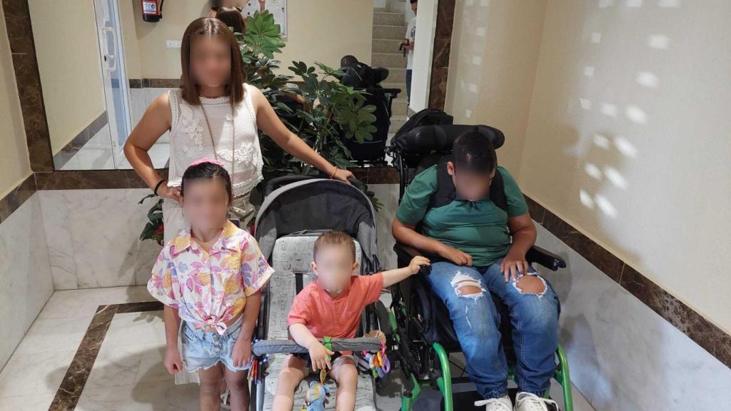 Algunos de los niños de Gema.
