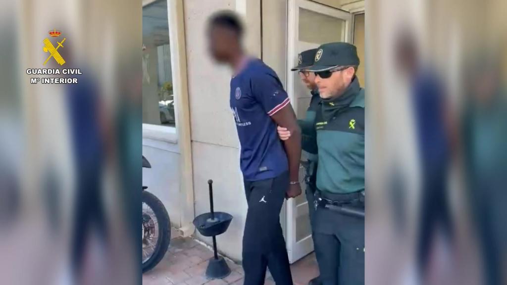 La detención del joven de 19 años.