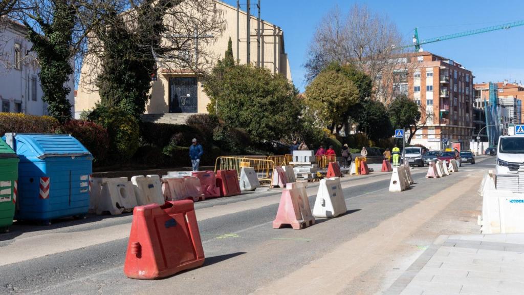 Obras en la Carretera de Ledesma