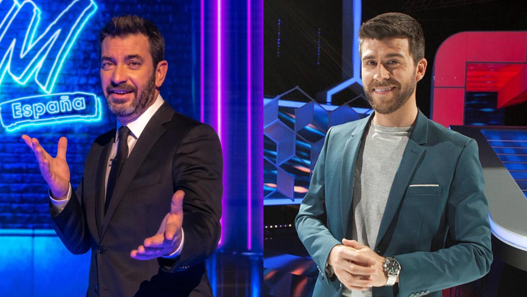 Arturo Valls en 'That's My Jam' y Rodrigo Vázquez en 'El Cazador'.