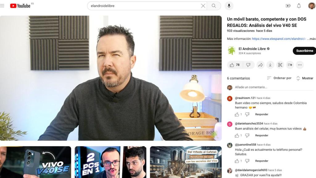 Nuevo diseño de la página de YouTube
