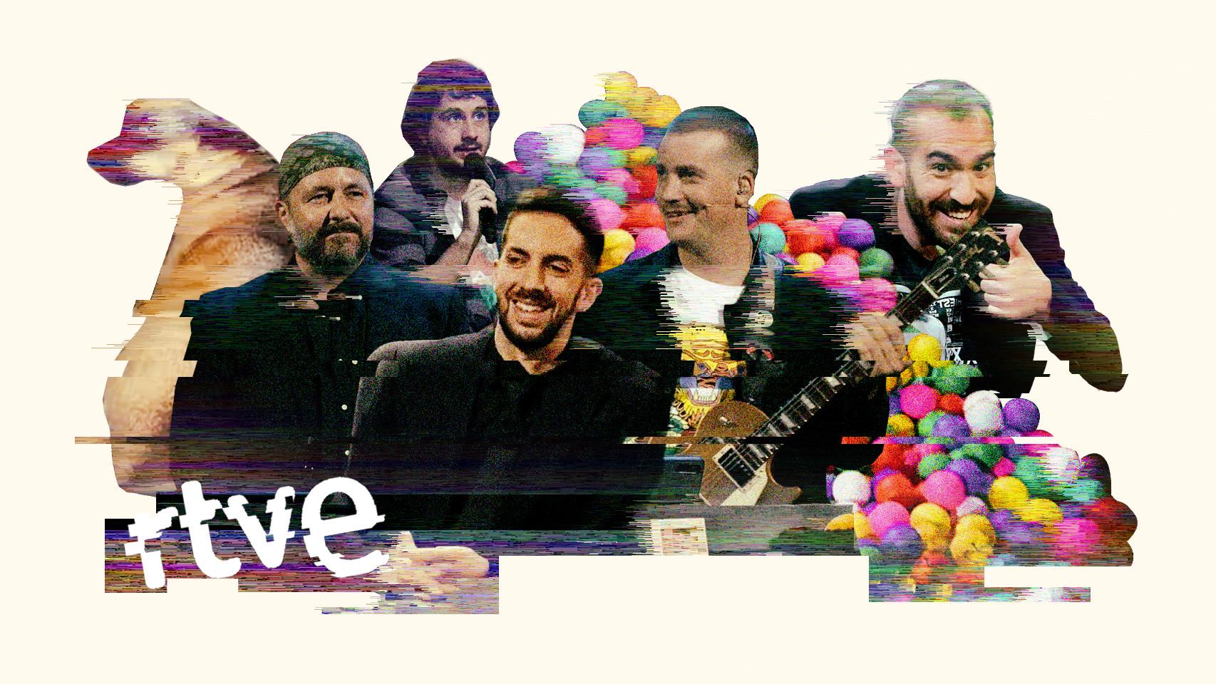 De izquierda a derecha: Castella, Bezos, Broncano, Grison y Ponce.