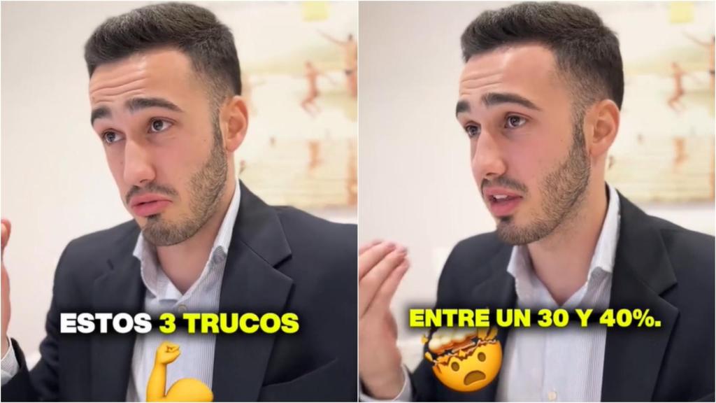 El tiktoker y consultor financiero Javier Sandoval.