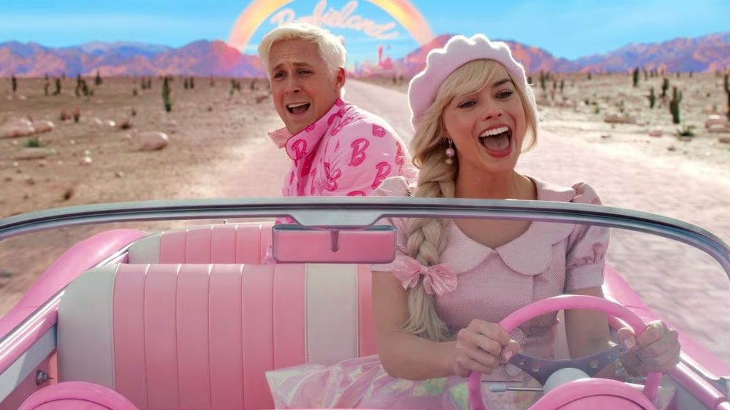 Fotograma de la película de Barbie (2023).