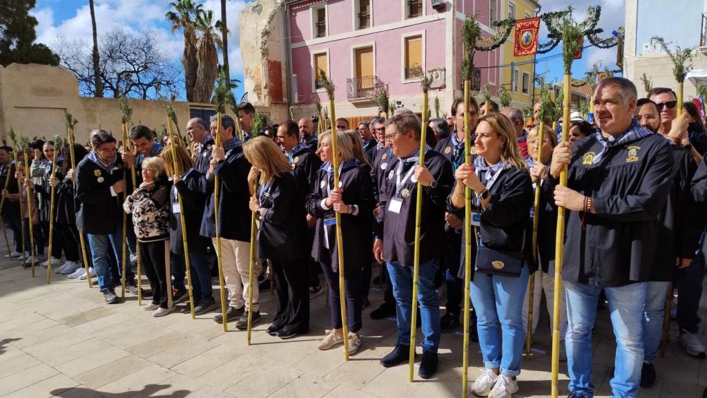 José Antonio Rovira y Nuria Montes y José Vicente Barrera en la Santa Faz.
