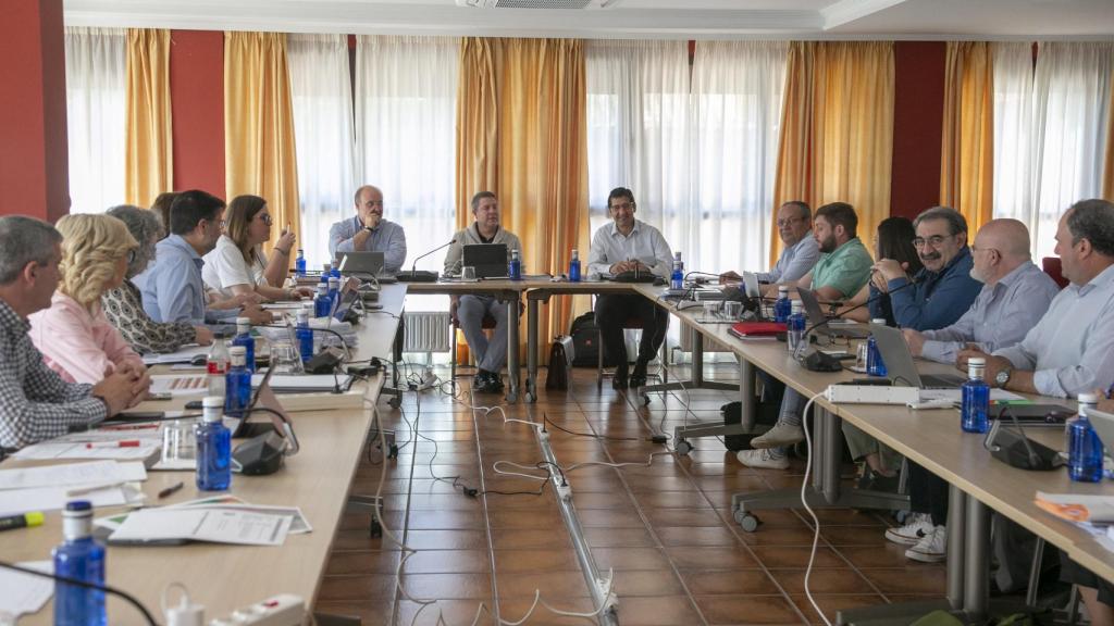 Reunión del Gobierno de Castilla-La Mancha en Viso del Marqués