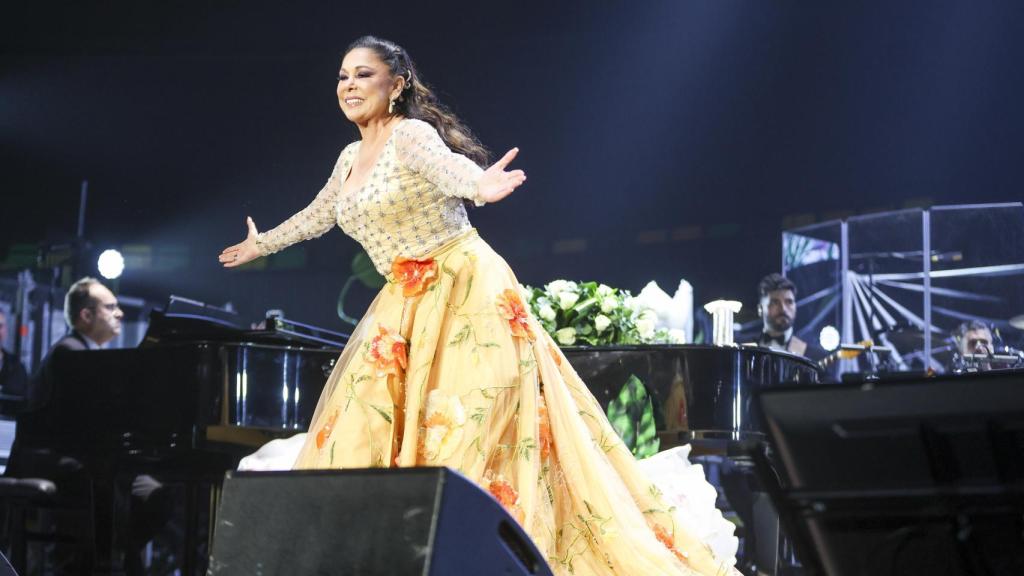 Isabel Pantoja, en su último concierto en Bilbao.