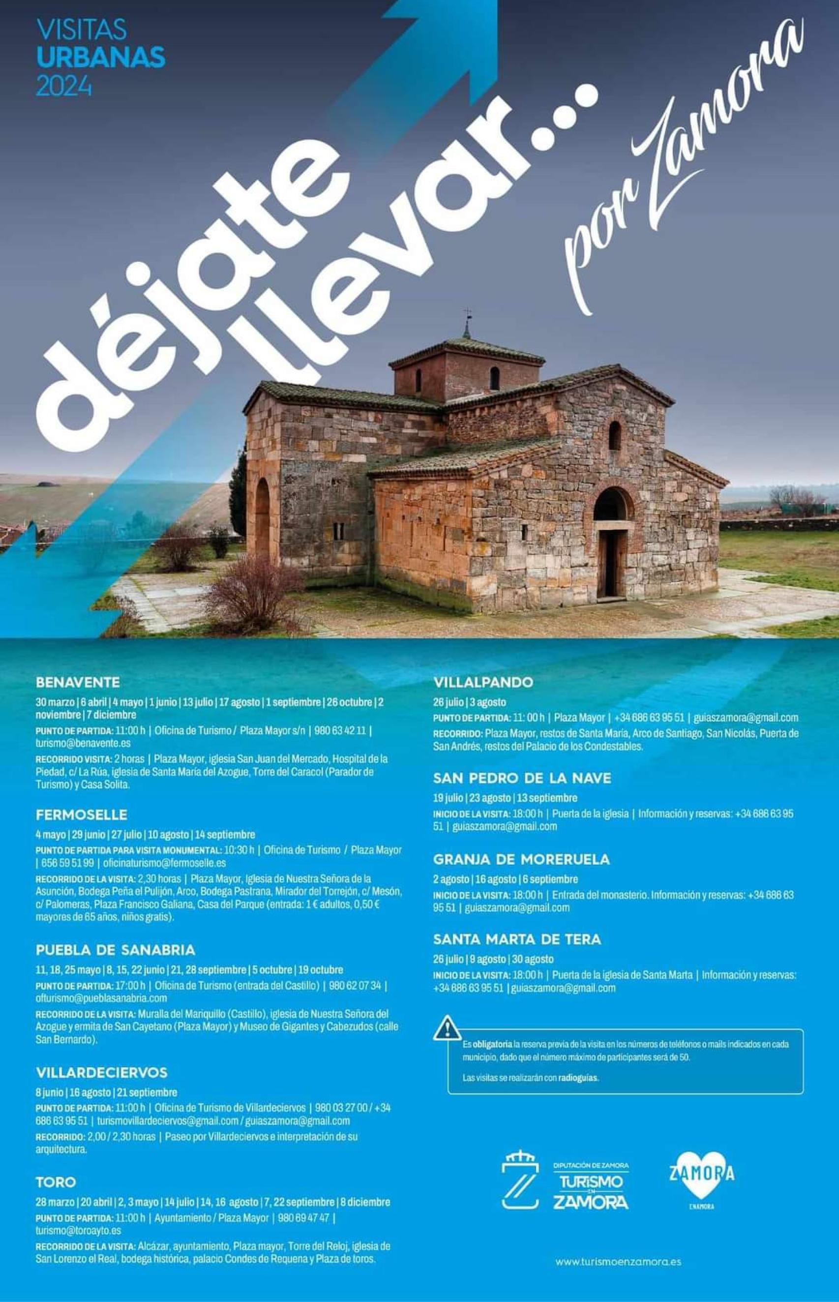 El programa con las visitas urbanas