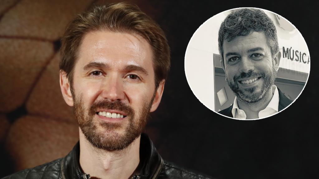 Manuel Martínez Velasco junto a su hermano por parte de padre, Luis Arribas, en un fotomontaje de EL ESPAÑOL.