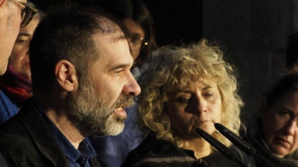 Oleguer Serra durante una intervención.