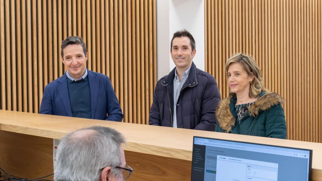 Juan Manuel Corchado, en el momento de presentar su candidatura