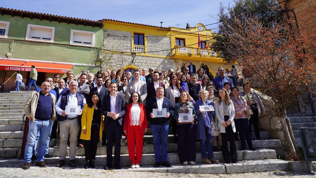 Imagen del encuentro en Mucientes
