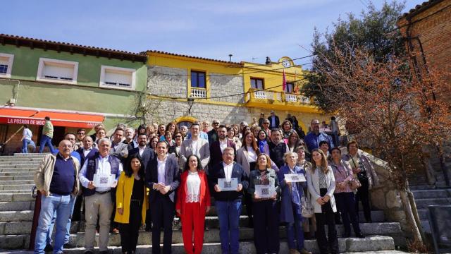 Imagen del encuentro en Mucientes