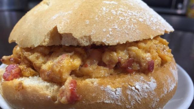 Uno de los bocadillos del restaurante.